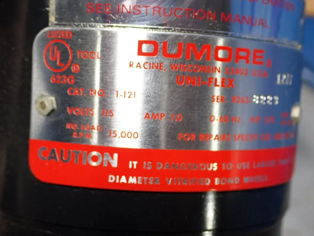 Dumore Flexshaft Grinder