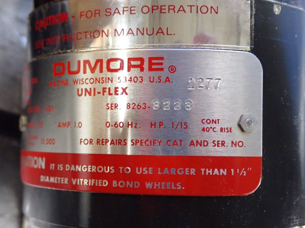 Dumore Flexshaft Grinder