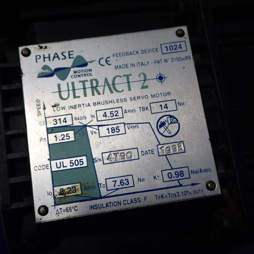 Phase Motion Control Brushless Servo Motor
