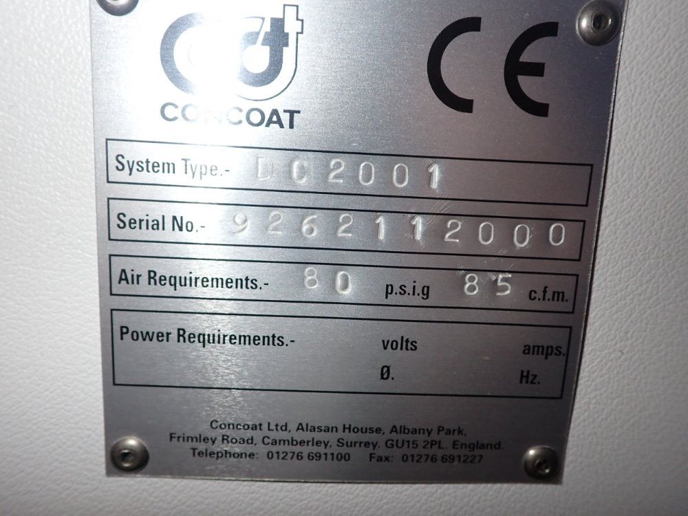 Concoat Dip Coating System