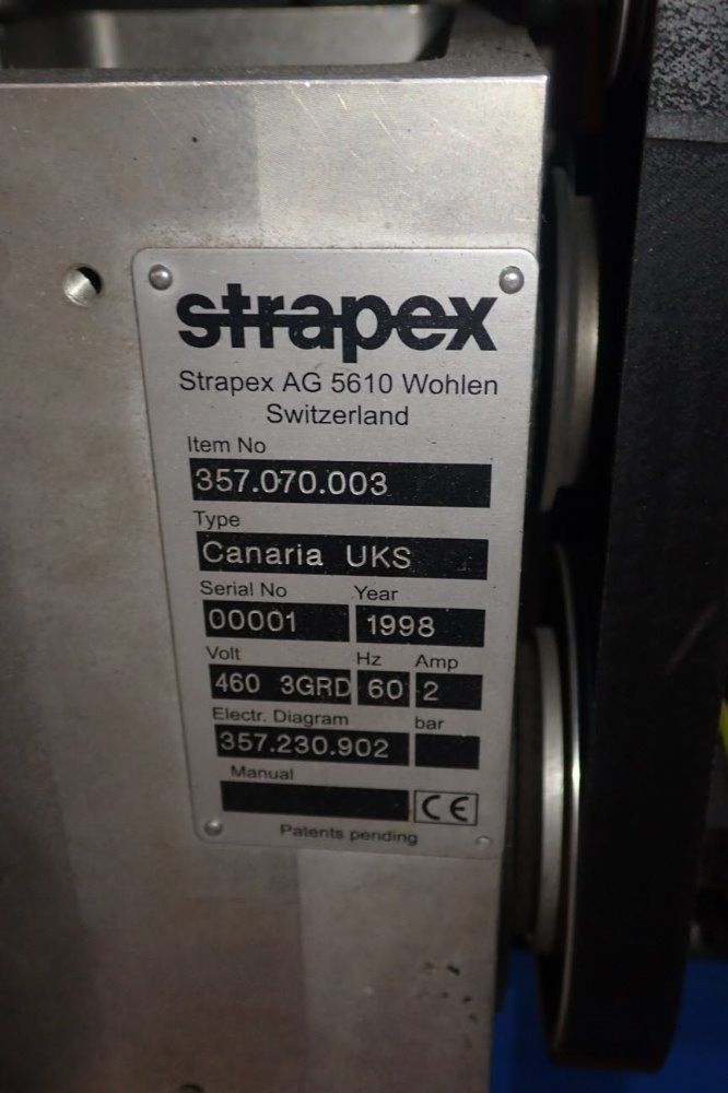 Strapex 3 Amp Canaria Uks Strapping Machine - Canaria Uks