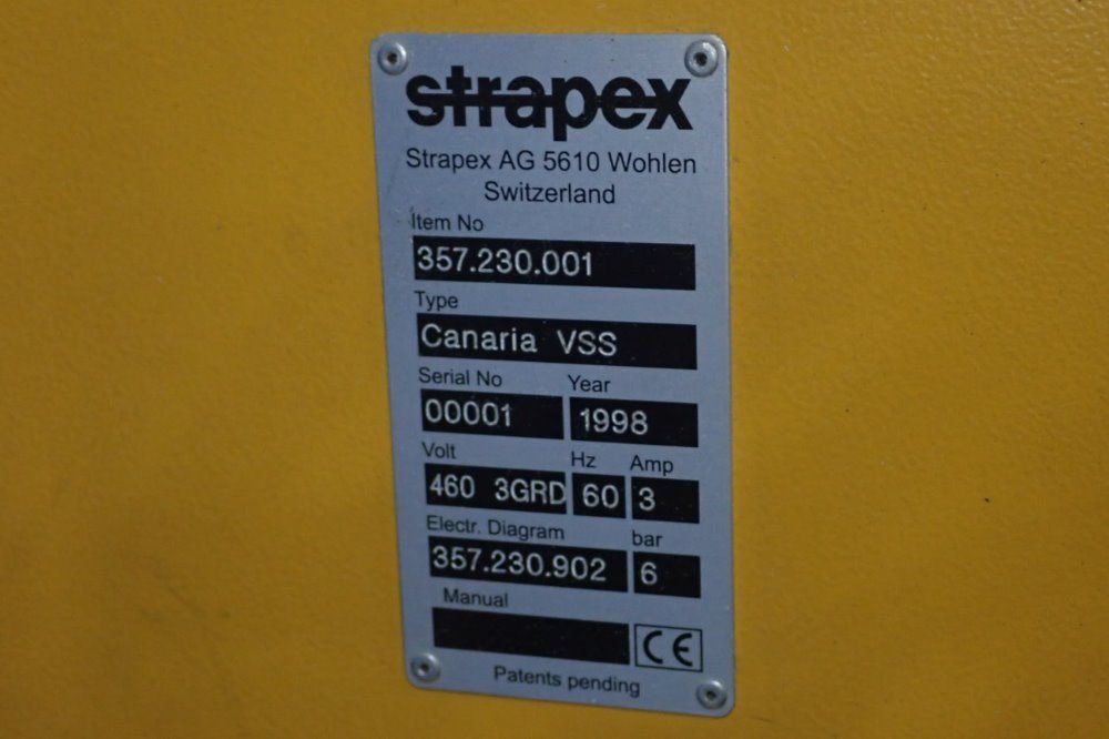 Strapex 3 Amp Canaria Uks Strapping Machine - Canaria Uks