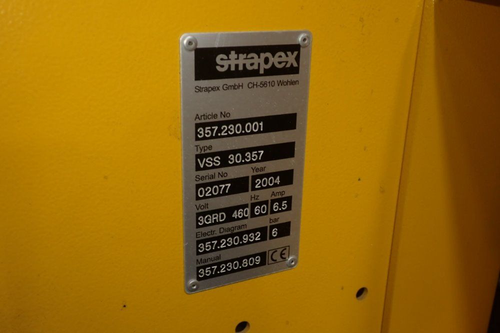 Strapex 6.5 Amp Vss 30.357 Strapping Machine - Vss 30.357