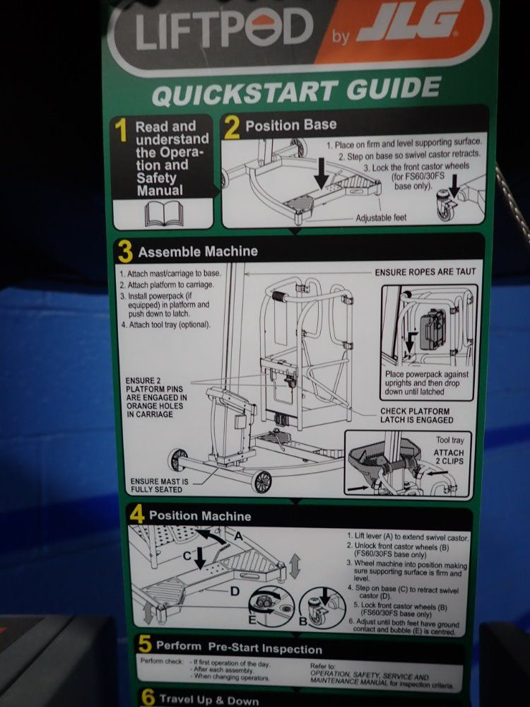 Liftpod/jlg Man Lift Pod