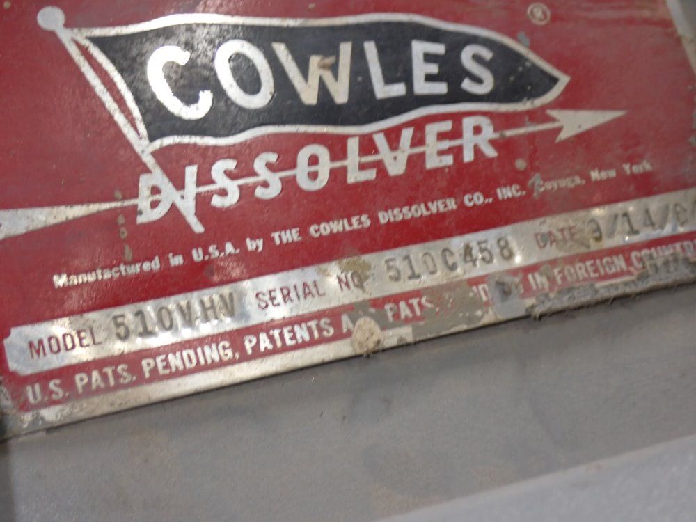 Cowles 510vhv Mixer/dissolver - 510vhv
