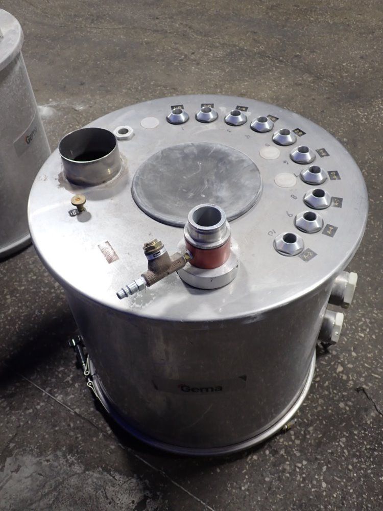 Gema Stainless Steel Powder Coating Hopper