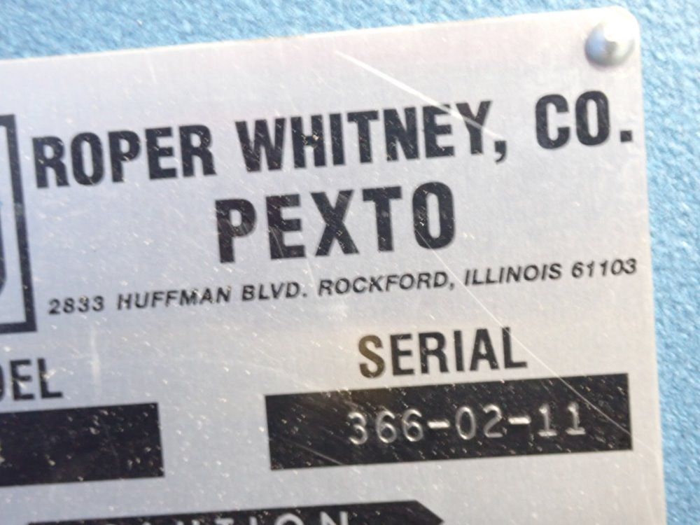 Roper Whitney Co. 8 Ton Roper Whitney Co. 134 Punch Press - 134