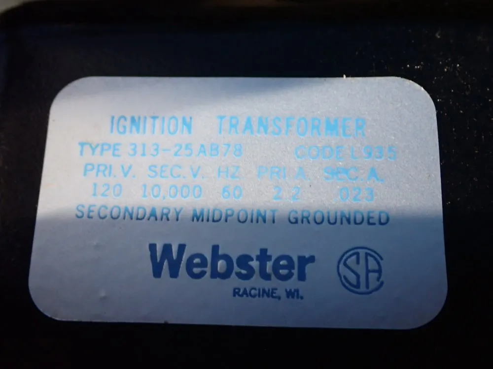 Webster Ignition Transformers