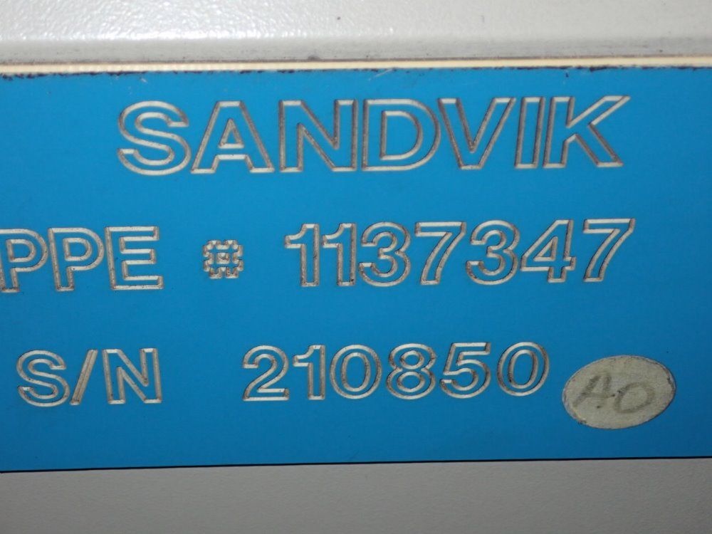 Sandvik 500a Hardness Testing Machine - 1137347