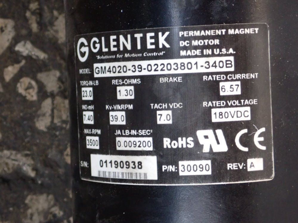Glentek Dc Motor