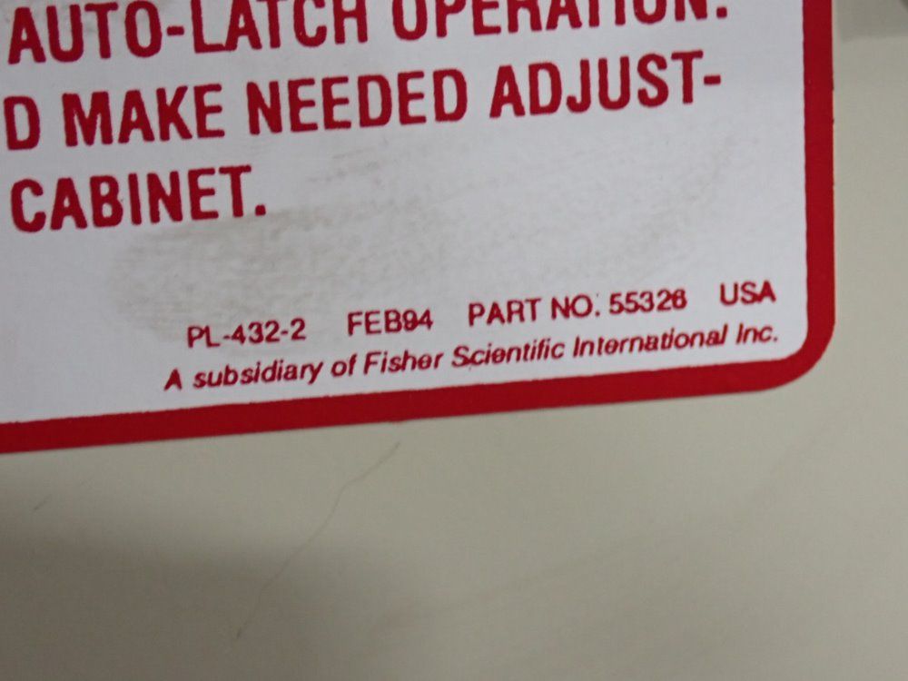 Fisher Hamilton Flammable Safety Cabinet