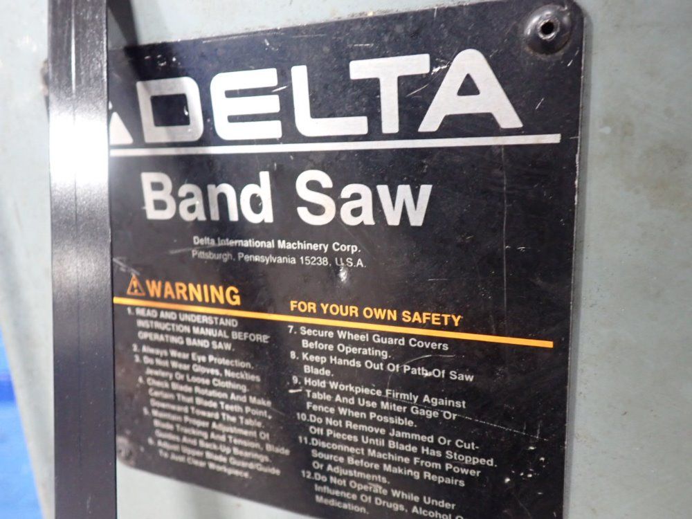 Delta Vertical Band Saw