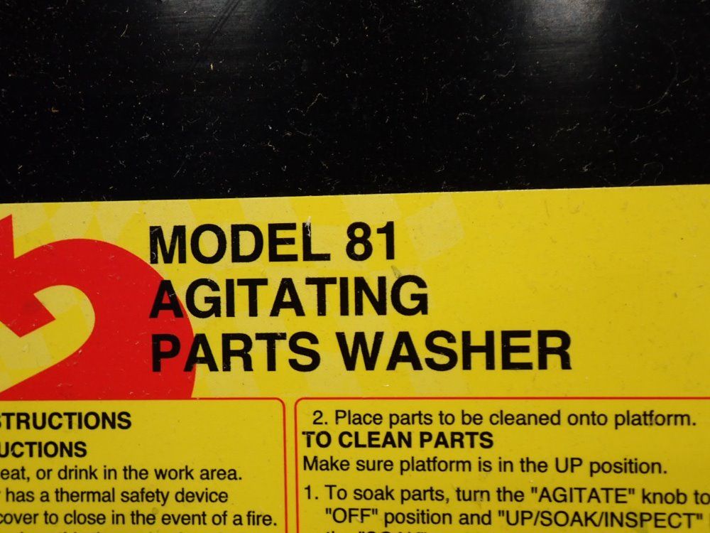 Safety-kleen Agitating Parts Washer
