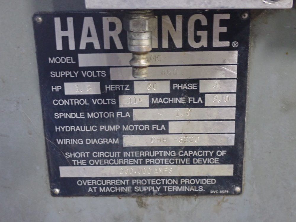 Hardinge Turret Lathe