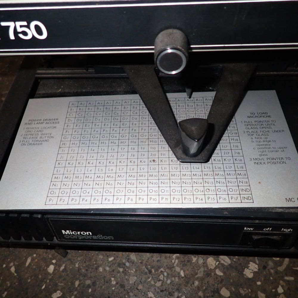 Micron Microfiche Reader