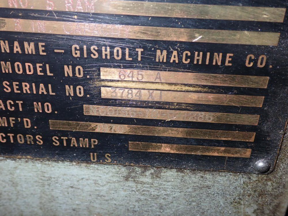 Gisholt 5 Turret Lathe - 5