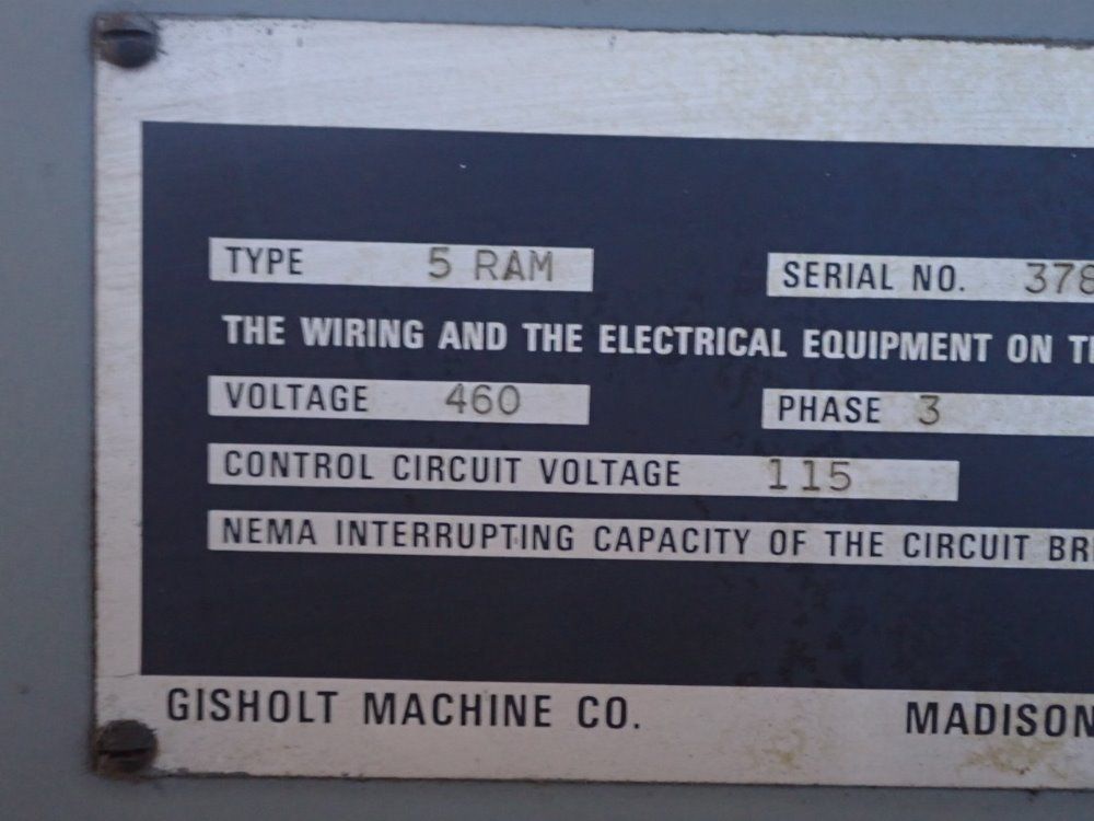 Gisholt 5 Turret Lathe - 5