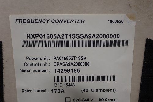 Nacon Frequency Converter - Nxp01685a2t1sssa9a2000000