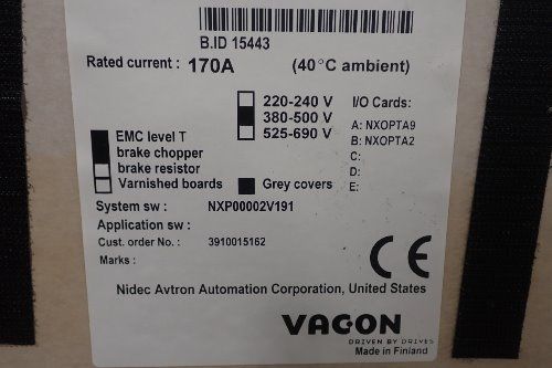Nacon Frequency Converter - Nxp01685a2t1sssa9a2000000