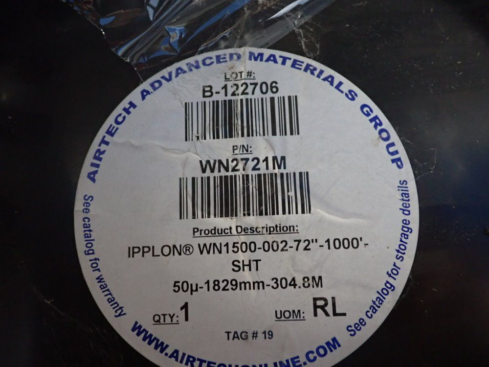 Airtech Ipplon 120" Wide High Tempature Nylon Vacuum Bagging Film - Wn1500-002-72-1000