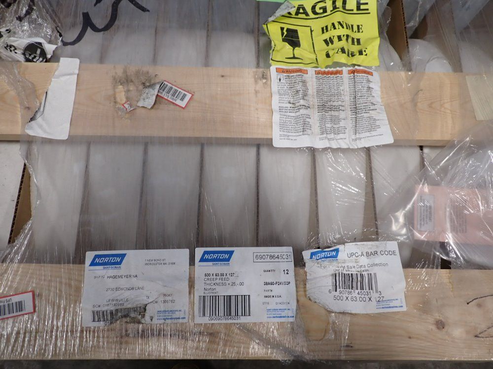 Norton Saint-gobain 500x63x127 Grinder Wheel Lot - 38a60-f24vs3p