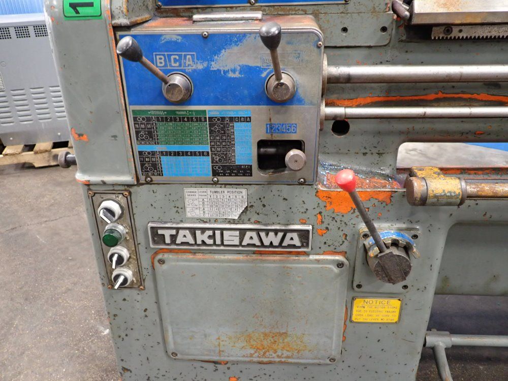 Takisawa 16x24 Manual Lathe - Tsl-800
