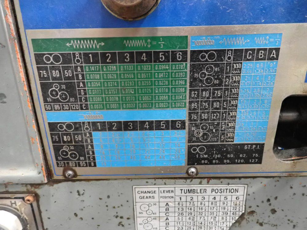 Takisawa 16x24 Manual Lathe - Tsl-800