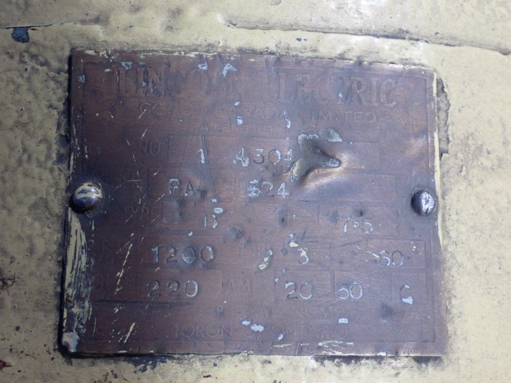 Webb Plate Roller Machine