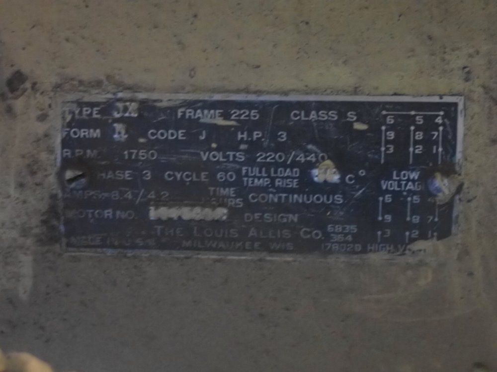 Webb Plate Roller Machine