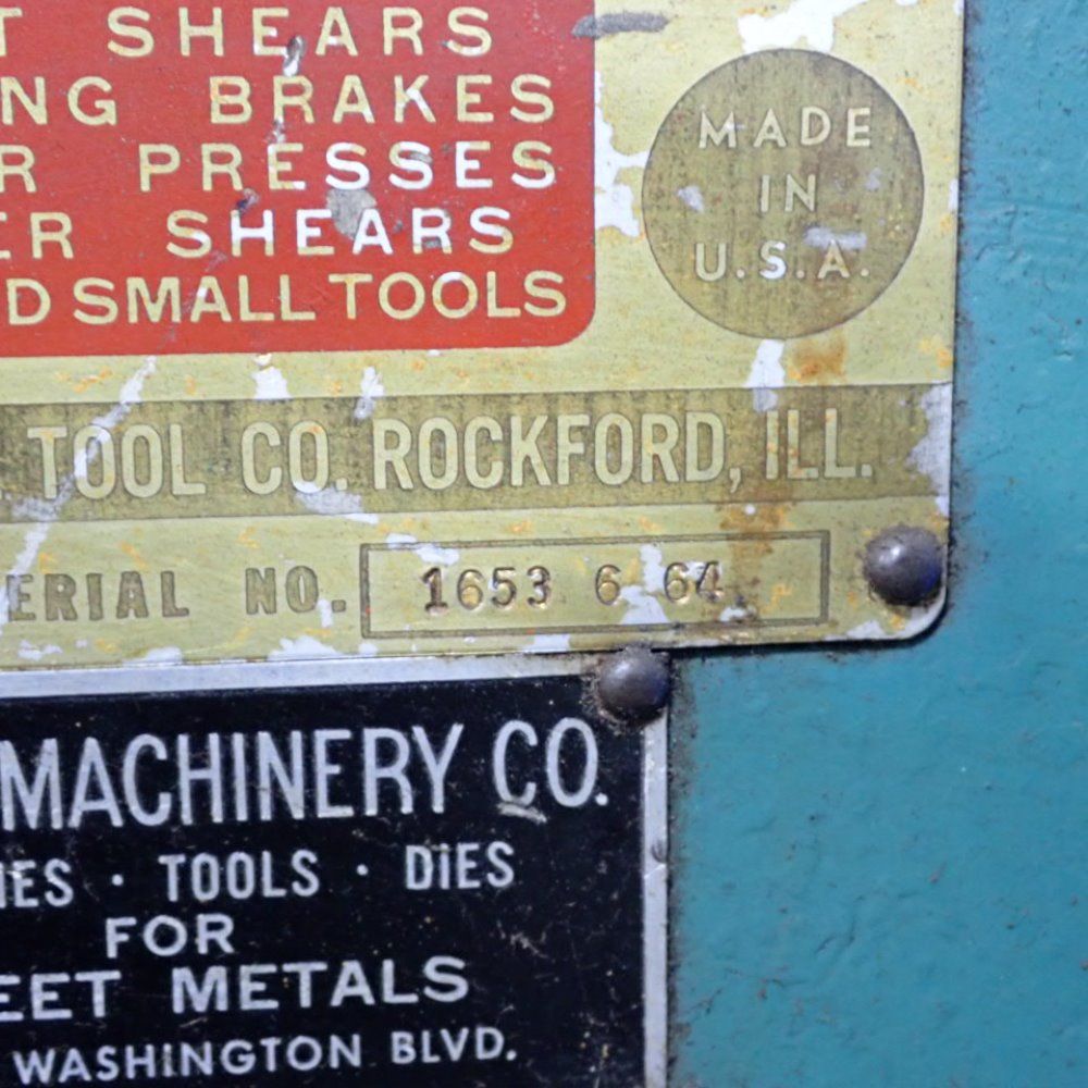 Whitney-jensen Punch Press