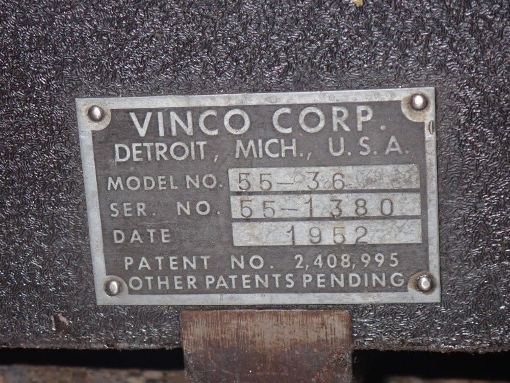 Vinco Corporation Tailstock Quill Assembly