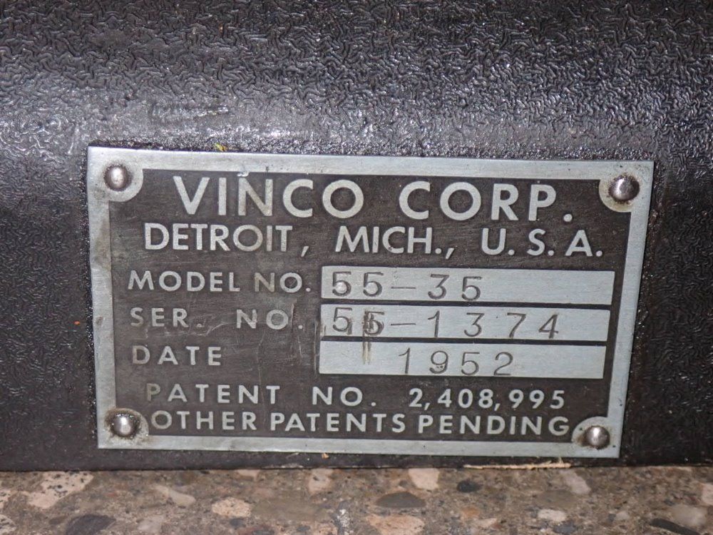 Vinco Corporation Tailstock Quill Assembly