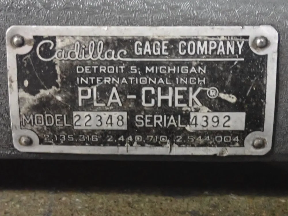 Cadillac Gauge Company Pla-chek Height Gauge
