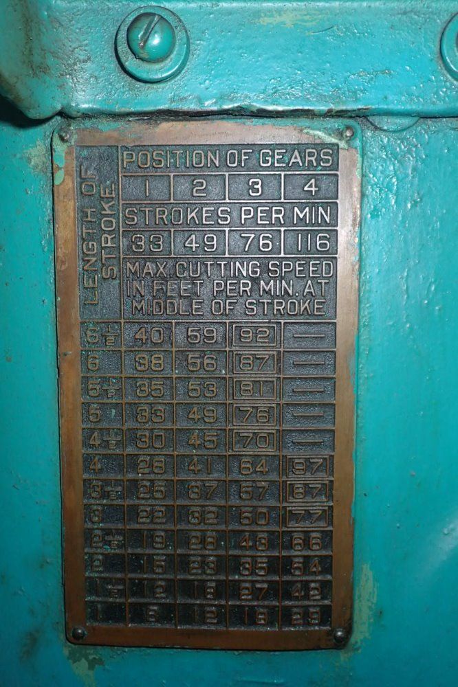 Pratt & Whitney Vertical Shaper