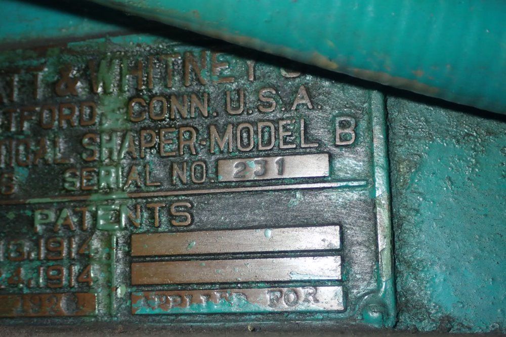 Pratt & Whitney Vertical Shaper