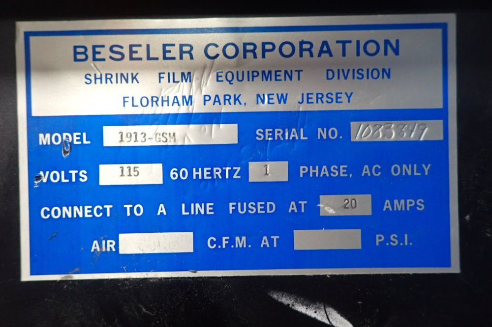 Beseler Corp. L-bar Sealer