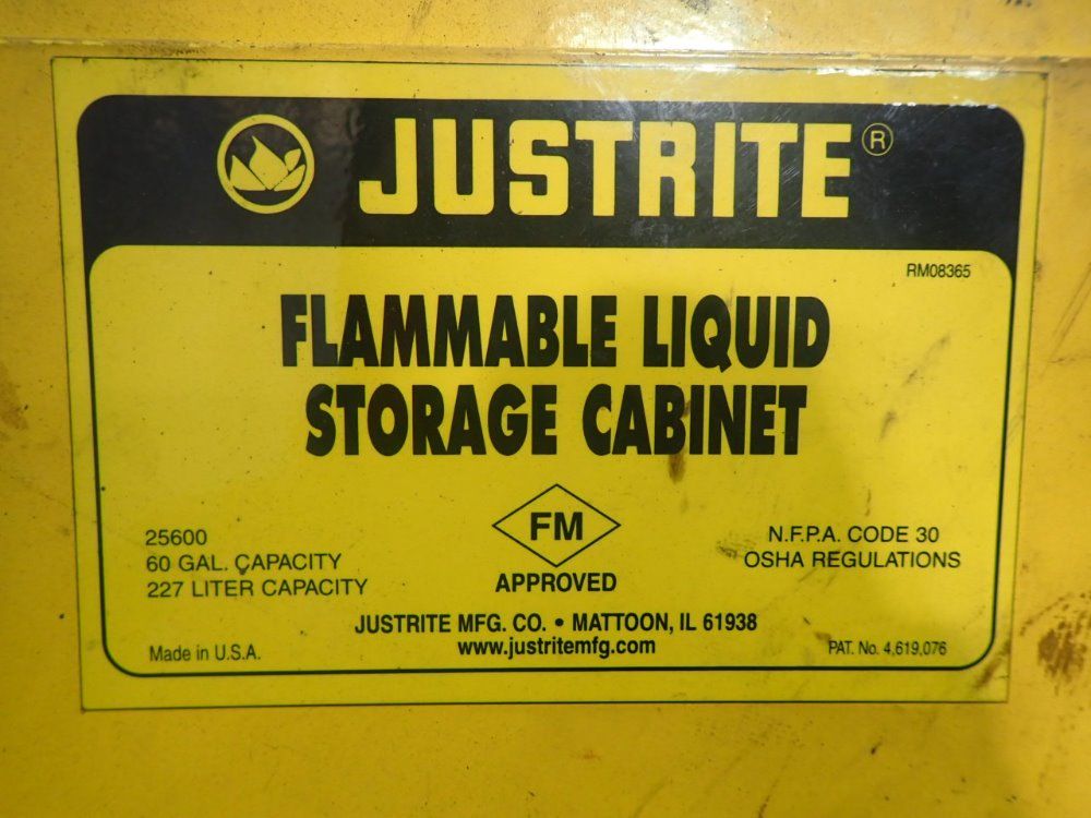 Justrite Flammable Liquid Storage Cabinet