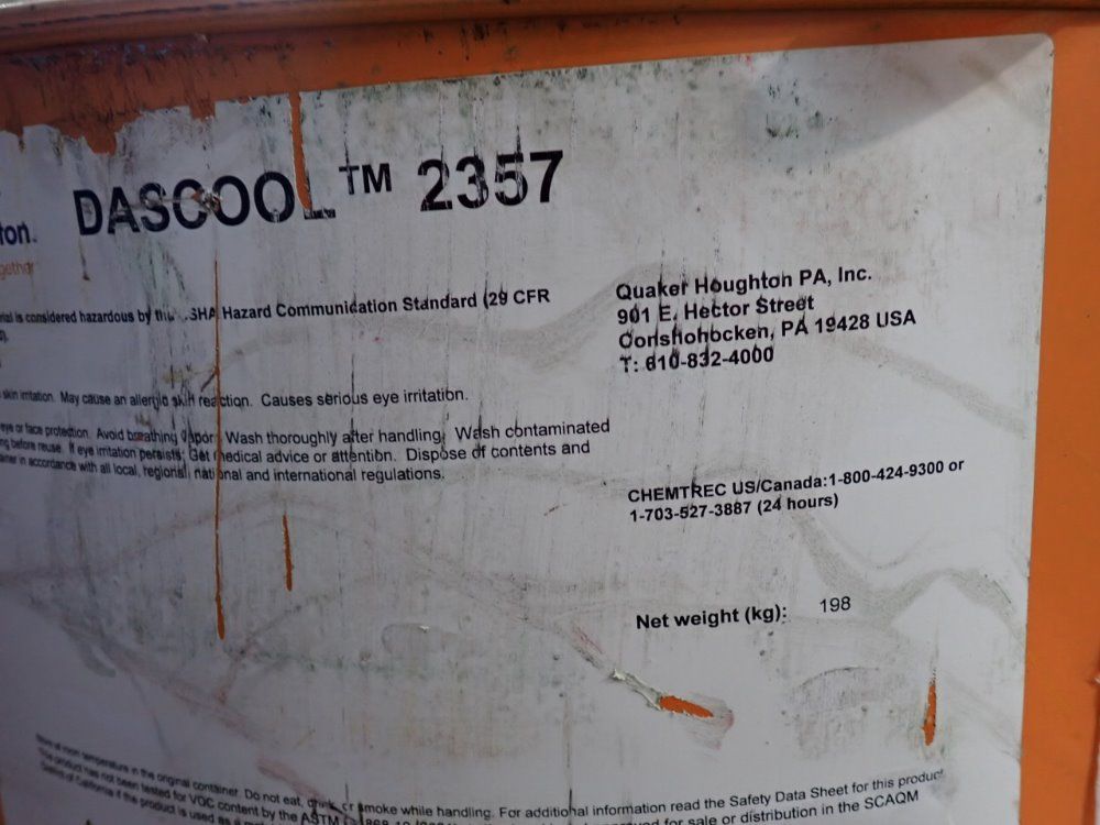 Quaker Houghton Dascool 2357 Biostatic Coolant - Dascool 2357