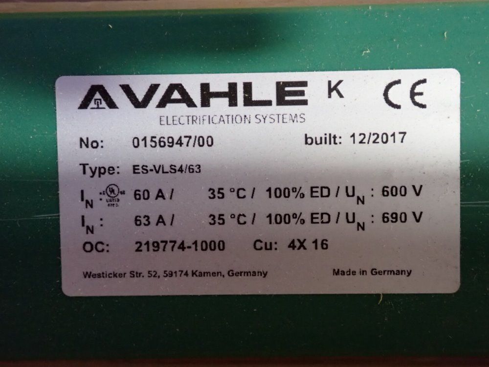 Avahle Conductor Bar - Es-vls4/63