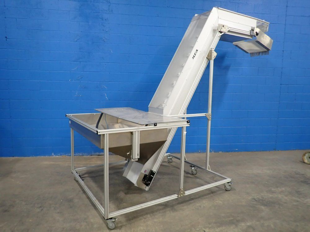 Hfa Conveyors 16" Motorized Elevator W/hopper