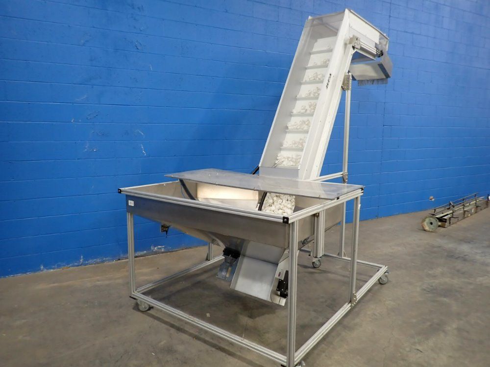 Hfa Conveyors 16" Motorized Elevator W/hopper