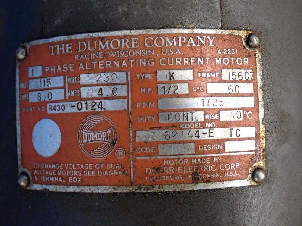 Dumore Automatic Drill Unit