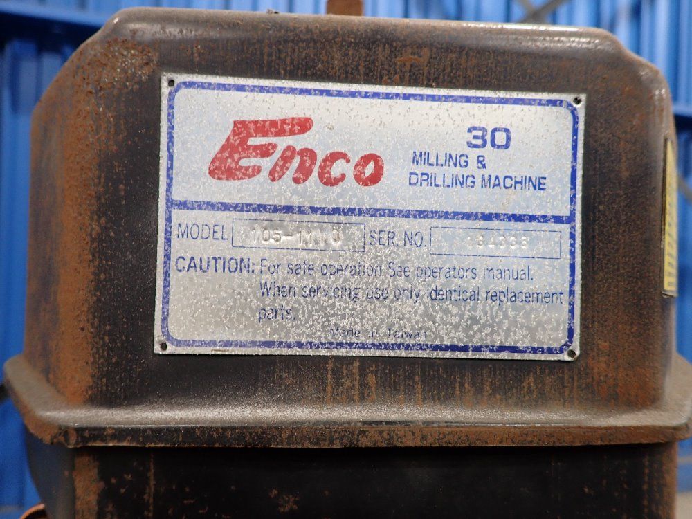 Enco 2hp/1.5kw/8a Mill/ Drill - 105-11-10