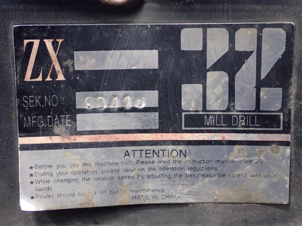 Zx 29x8.5" Mill Drill