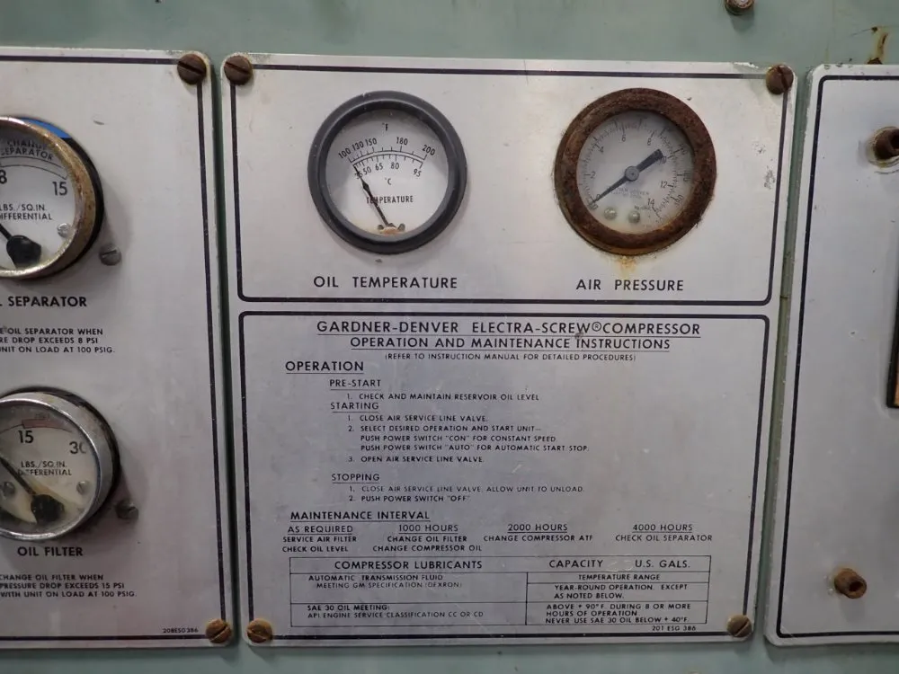 Garder Denver 60hp Air Compressor