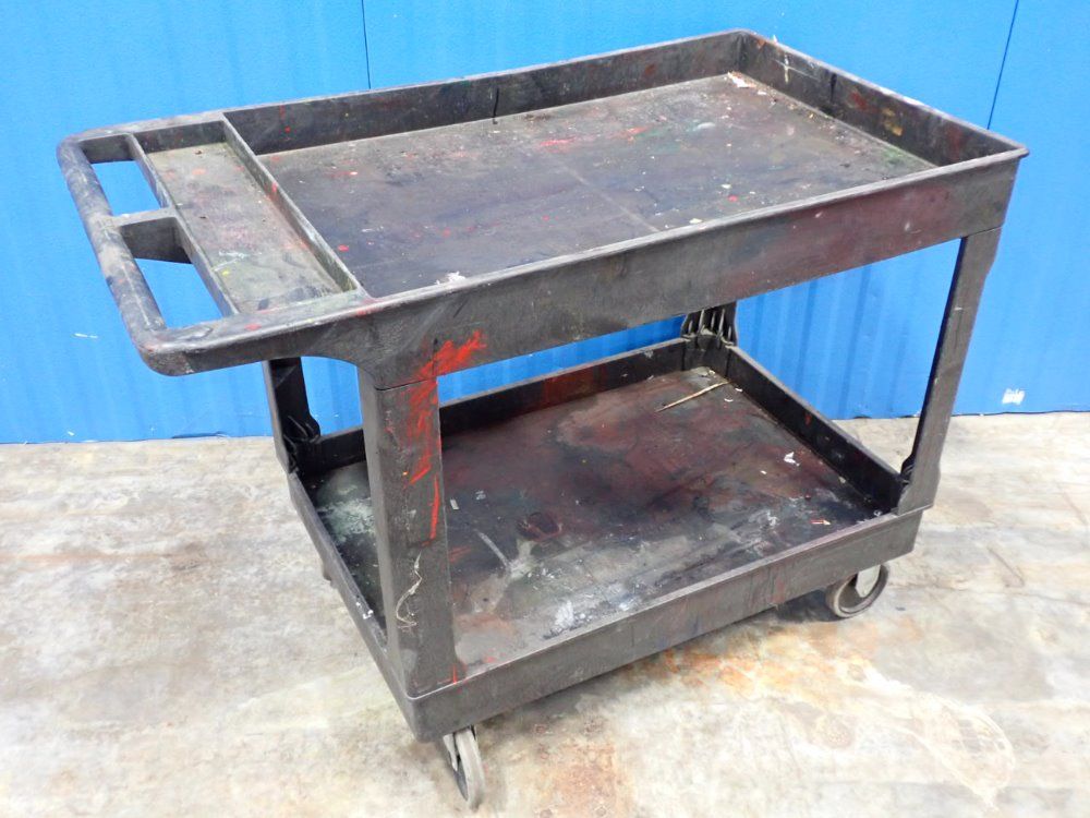 Uline 35"x24" Plastic Utility Cart - H-2504