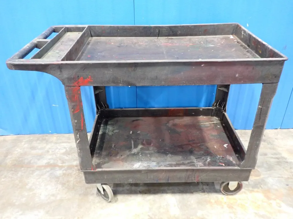 Uline 35"x24" Plastic Utility Cart - H-2504