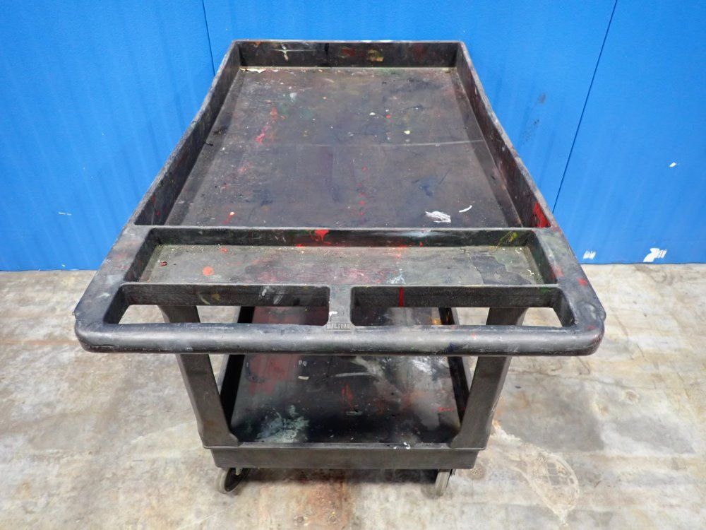 Uline 35"x24" Plastic Utility Cart - H-2504