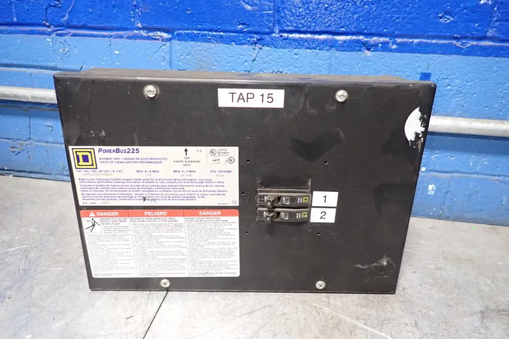 Square D 100 A/240 V Busway Unit - Powerbus 225