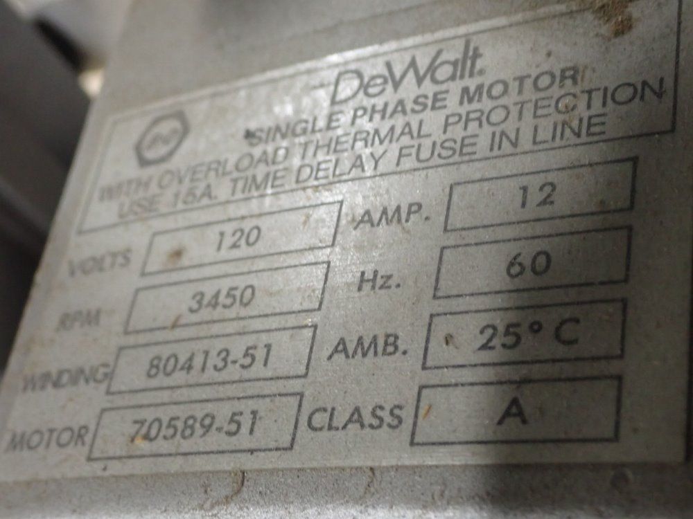 Dewalt 3" X 23" Radial Arm Saw - 740